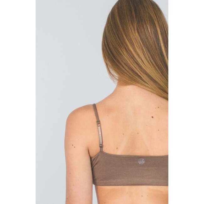 Bleum Neutral Bamboo Girls Seamless Bra Chocolate-Rose - Bras - 6
