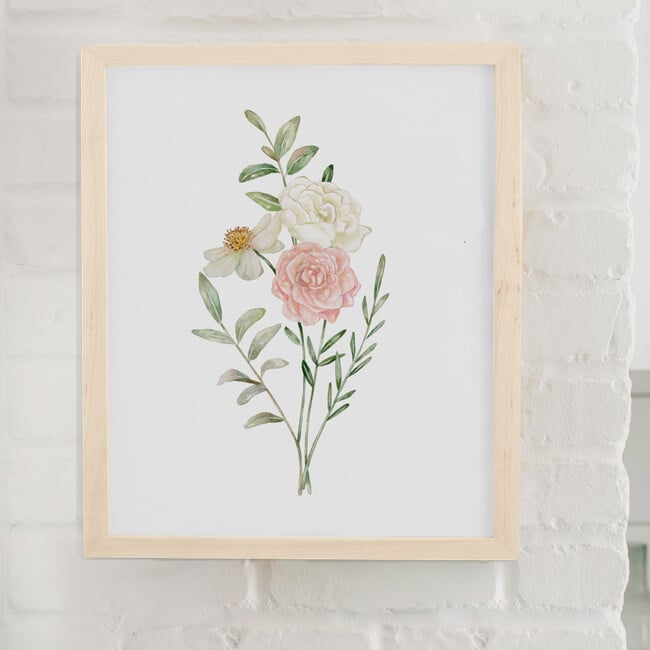 Floral Burst #1 Art Print, Unframed