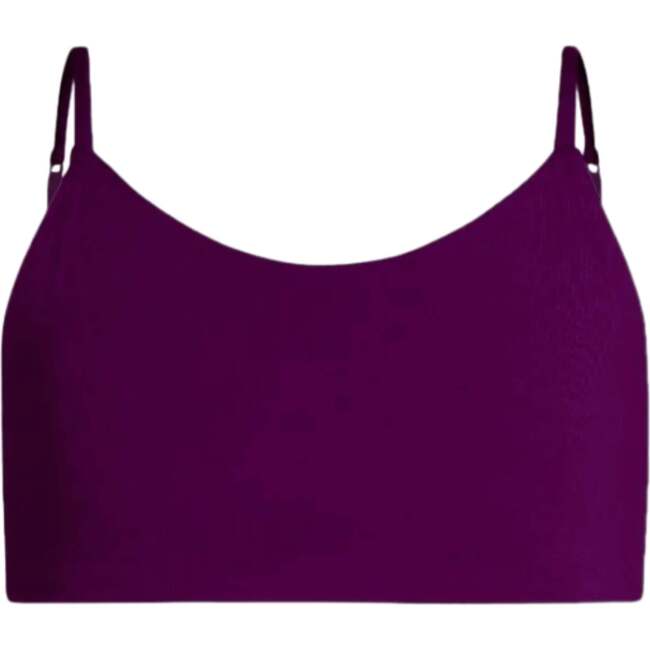 Bleum Neutral Bamboo Girls Seamless Bra Black-Boysenberry - Bras - 7