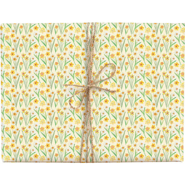 Daffodil Gift Wrap Roll, Yellow