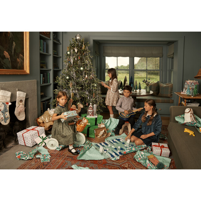 Lana's Shop X Petite Plume Night Before Christmas Gift Wrap, Red - Gift Wraps - 2