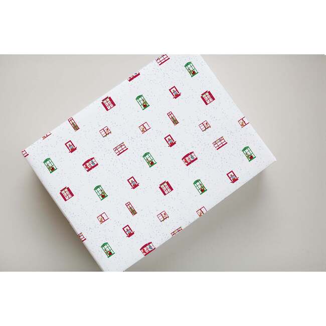 Lana's Shop X Petite Plume Night Before Christmas Gift Wrap, Red - Gift Wraps - 3