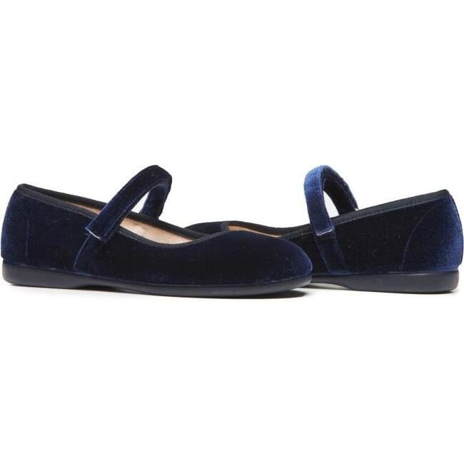 Classic Velvet Mary Janes, Navy