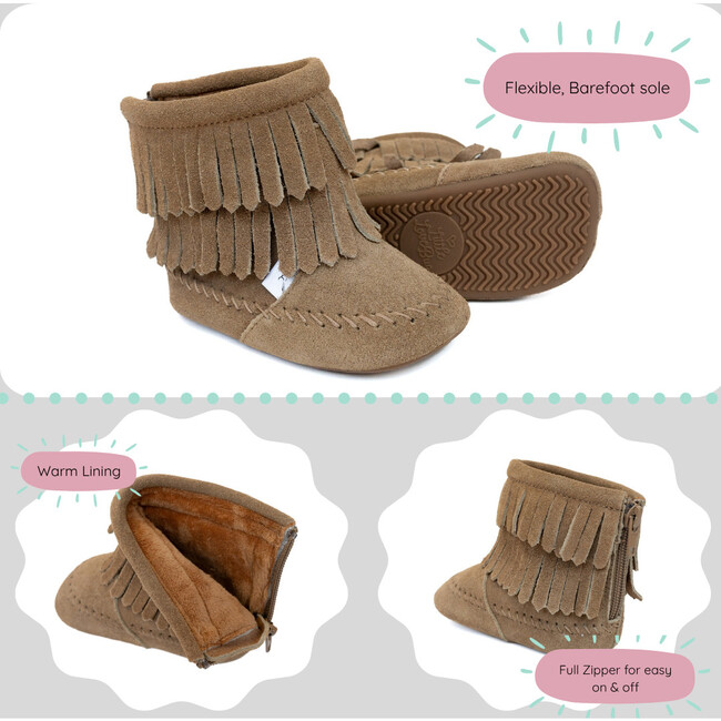 The Cozy Boot, Brown - Boots - 3