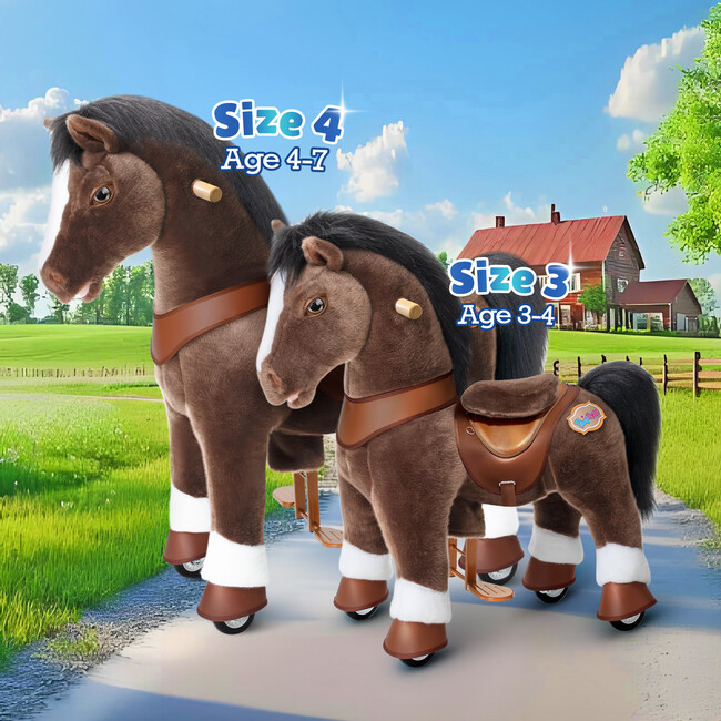 Model Y Horse, Chocolate Brown - Ride-Ons - 3