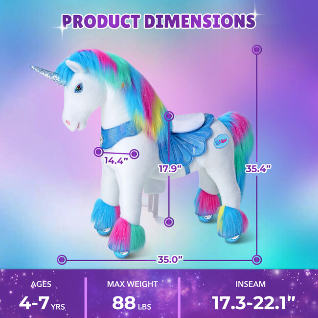Model Y Unicorn, Rainbow - Ride-Ons - 5