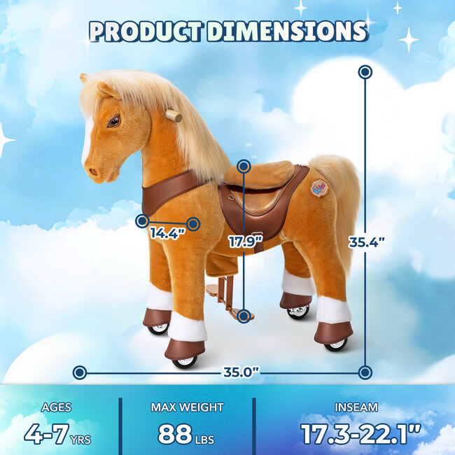 Model Y Horse, Light Brown - Ride-Ons - 5
