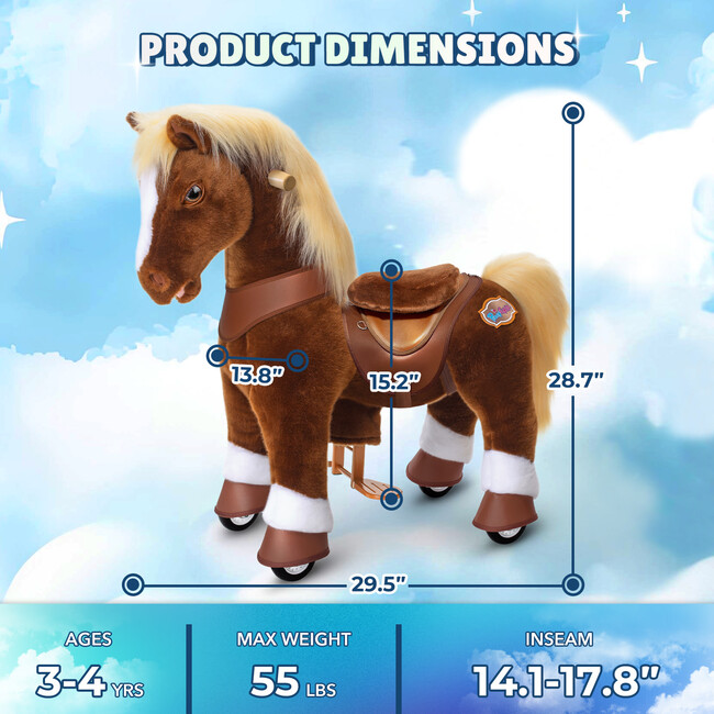 Model Y Horse, Brown - Ride-Ons - 6