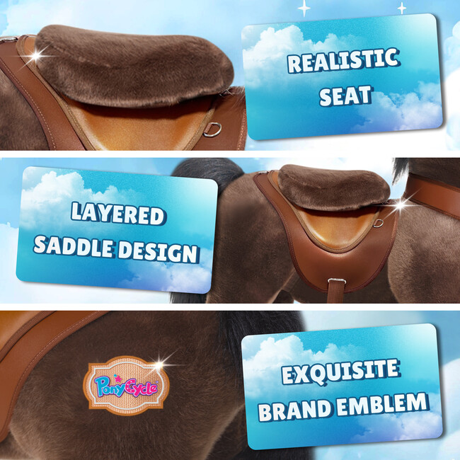 Model Y Horse, Chocolate Brown - Ride-Ons - 6