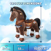 Model Y Horse, Chocolate Brown - Ride-Ons - 7