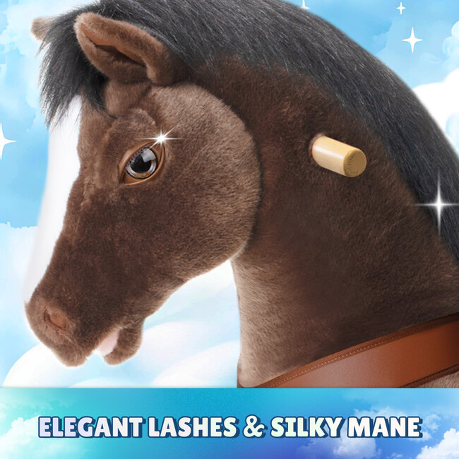 Model Y Horse, Chocolate Brown - Ride-Ons - 11