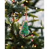 Needlepoint Icon Ornament - Christmas Tree, Green - Ornaments - 4