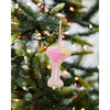 Needlepoint Icon Ornament - Cosmopolitan, Pink - Ornaments - 4
