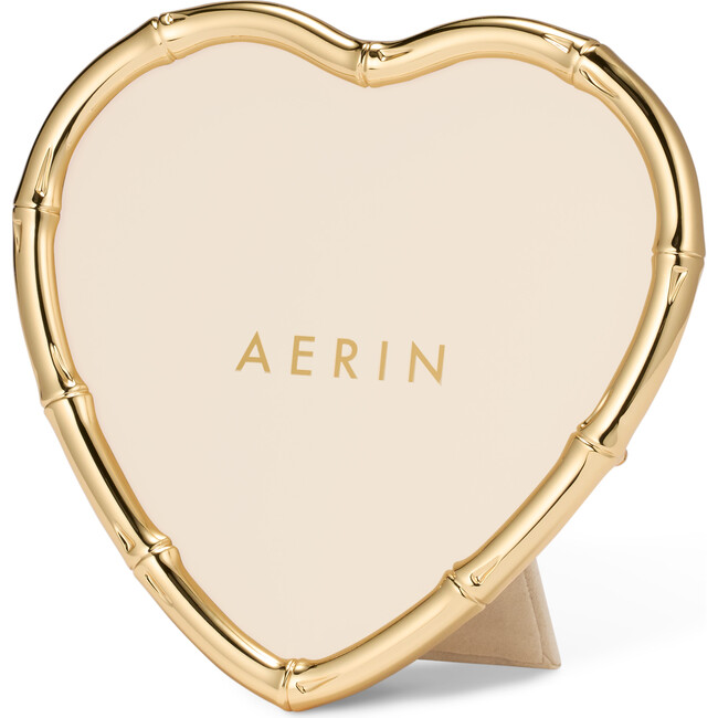 Ava Bamboo Heart Frame, Gold
