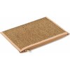 Raffia Pouch, Natural/Black - Bags - 2