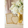 Ava Bamboo Heart Frame, Gold - Frames - 4