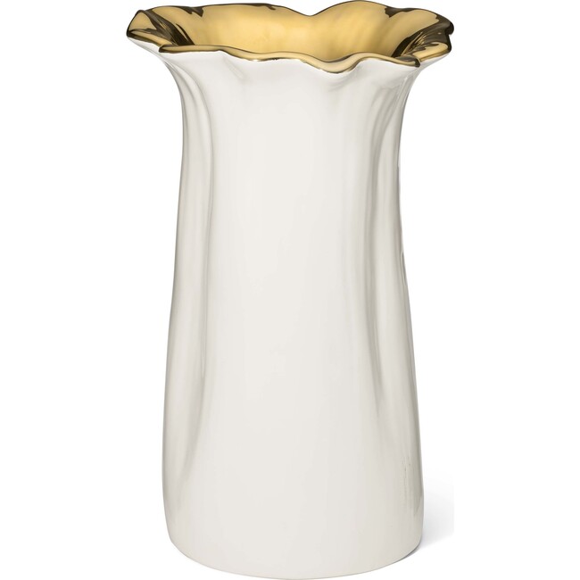 Valera Small Vase, Cream
