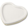 Piero Leather Heart Tray, Shadow White - Accents - 1 - thumbnail