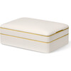 Piero Leather Small Stacked Jewelry Box, Shadow White - Jewelry Boxes - 1 - thumbnail
