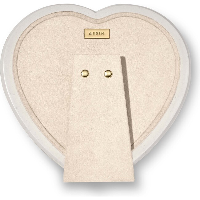 Cassiel Mosaic Heart Frame, White Quartz - Frames - 3