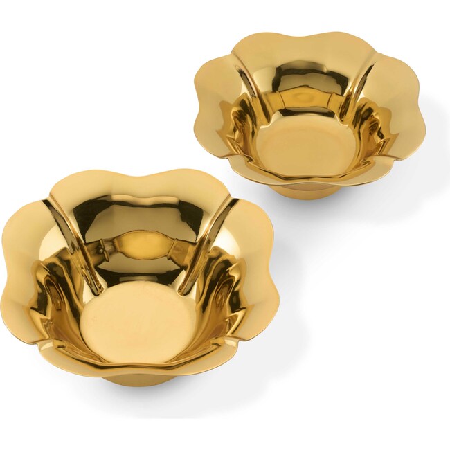 Olivia Nesting Bowls S/2, Gold - Tableware - 5