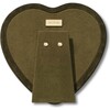 Piero Suede Heart Frame, Juniper - Frames - 3