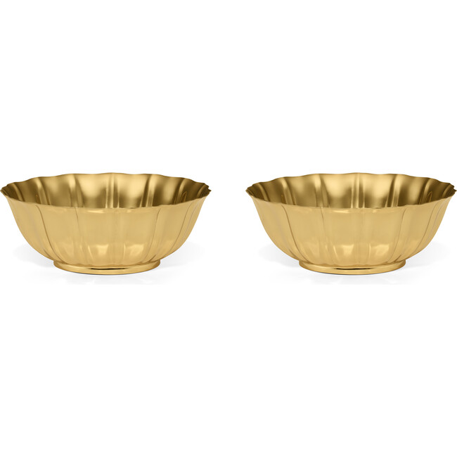 Mairie Small Bowls S/2, Gold