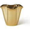 Gilded Clover Small Vase, Gold - Vases - 1 - thumbnail
