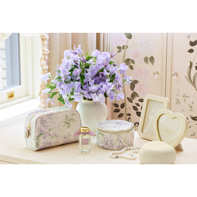 AERIN x Bennison Round Jewelry Case, Wisteria - Jewelry Boxes - 2