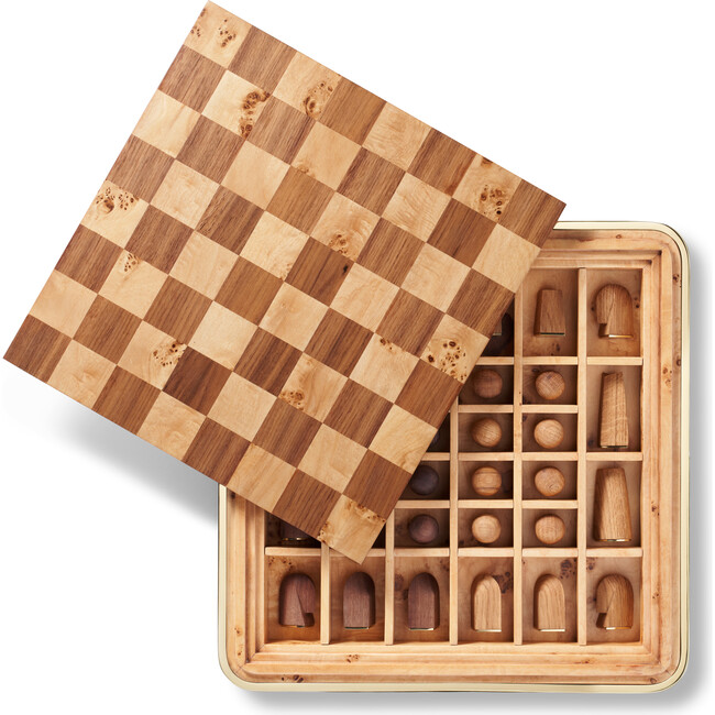 Velvet Chess Set, Moss - Board Games - 2
