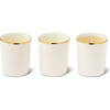 Mini Candle Trio, Cream - Candles - 2