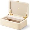 Abella Shagreen Small Jewelry Box, Cream - Jewelry Boxes - 2