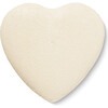 Shagreen Heart Hand Mirror, Cream - Mirrors - 2
