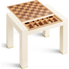Shagreen Chess Side Table, Cream - Accent Tables - 2
