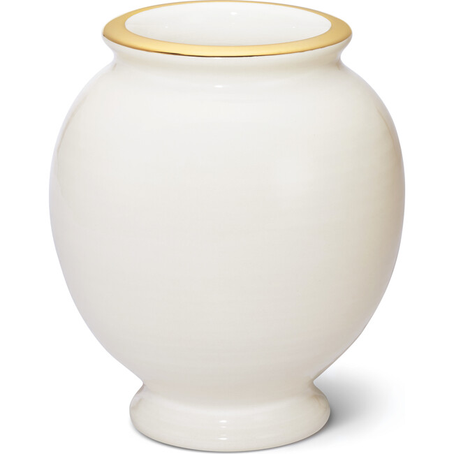 Siena Small Vase, Cream