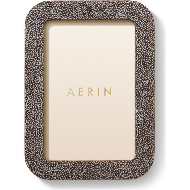 Modern Shagreen 4x6 Frame, Chocolate - Frames - 2