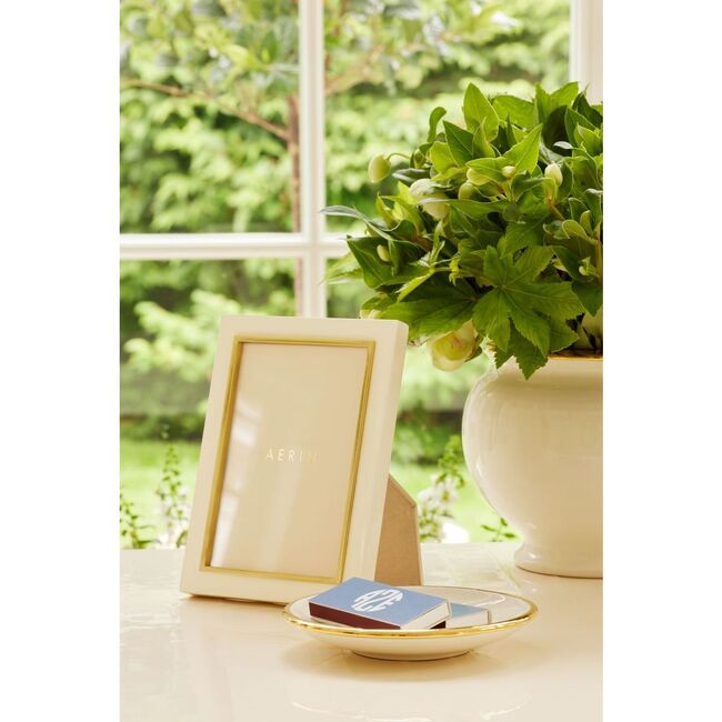 Varda Lacquer 4x6 Frame, Cream - Frames - 4