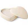 Shagreen Heart Jewelry Box, Cream - Jewelry Boxes - 2