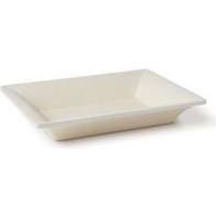 Shagreen Rectangular Vide Poche, Cream