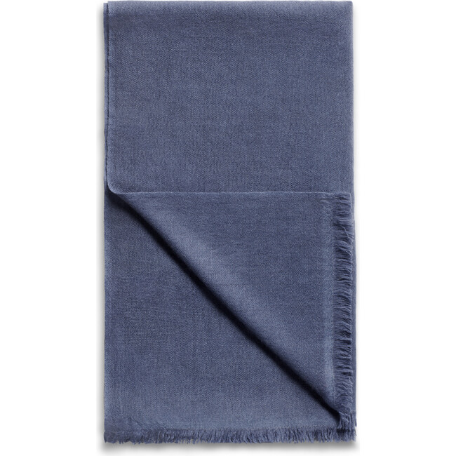 Noe Cashmere Scarf, Dusk Blue