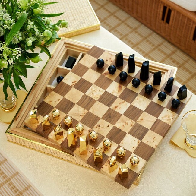Colette Cane Chess Set, Cane - Board Games - 6