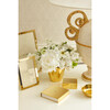 Gilded Clover Small Vase, Gold - Vases - 3