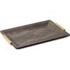 Shagreen Vanity Tray, Small, Chocolate - Accents - 1 - thumbnail