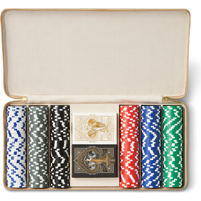 Enzo Travel Poker Set, Fawn - Board Games - 2