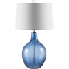 Nadine Glass Table Lamp, Blue - Lighting - 1 - thumbnail