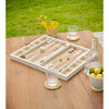 Lacquer Raffia Backgammon Set, Cream - Board Games - 3