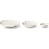 Scalloped Nesting Serving Dishes S/3, Cream - Tableware - 5