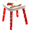 Handpainted Wooden Stool, Lost Hat - Kids Seating - 1 - thumbnail
