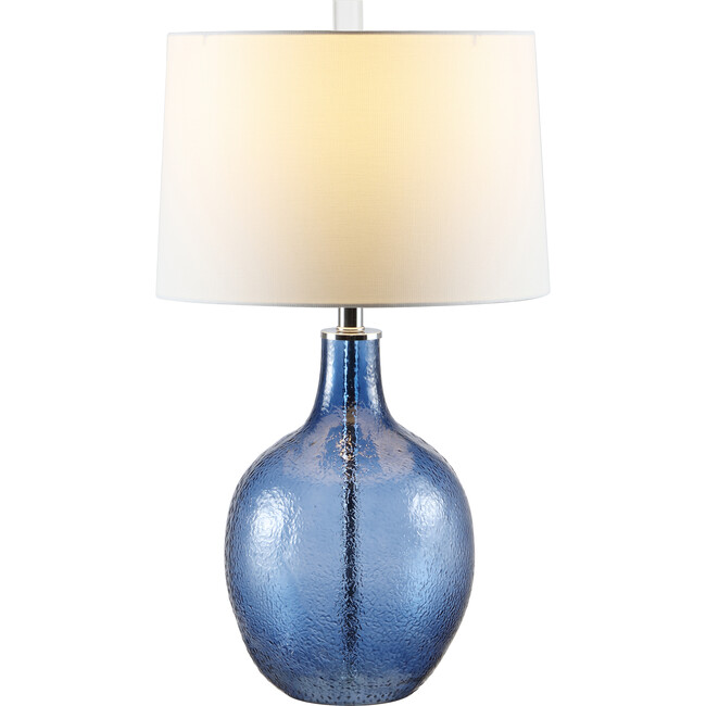Nadine Glass Table Lamp, Blue - Lighting - 3