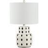 Kencia Table Lamp, Black Polka-Dot - Lighting - 1 - thumbnail